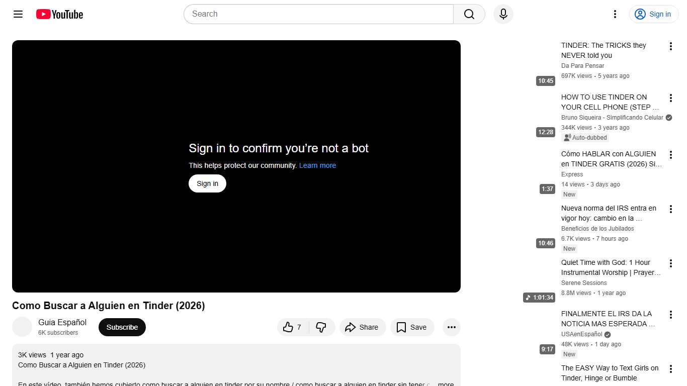 Como Buscar a Alguien en Tinder (2026) - YouTube